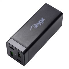 USB Nabíječka AK-CH-17 Charge Brick 2x USB-A + 2x USB-C PD 5-20 V / max 3.25A 65W Quick Charge 4+