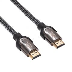 Kabel HDMI ver. 2.1 Stíněný 0,5 m AK-HD-05S