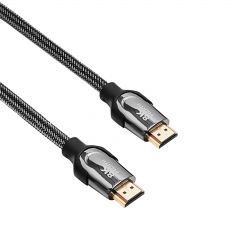 Kabel HDMI ver. 2.1 Stíněný 1.5 m AK-HD-15S