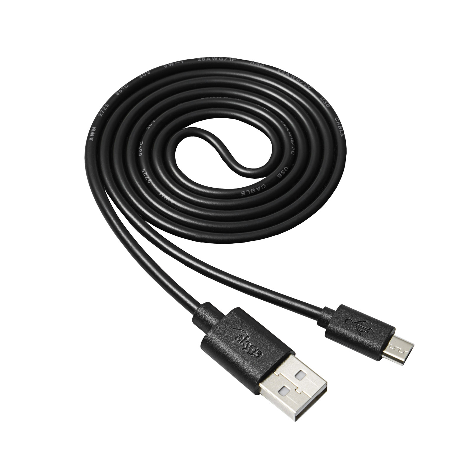 Hlavní obrázek Kabel USB A-MicroB 1.0m AK-USB-21