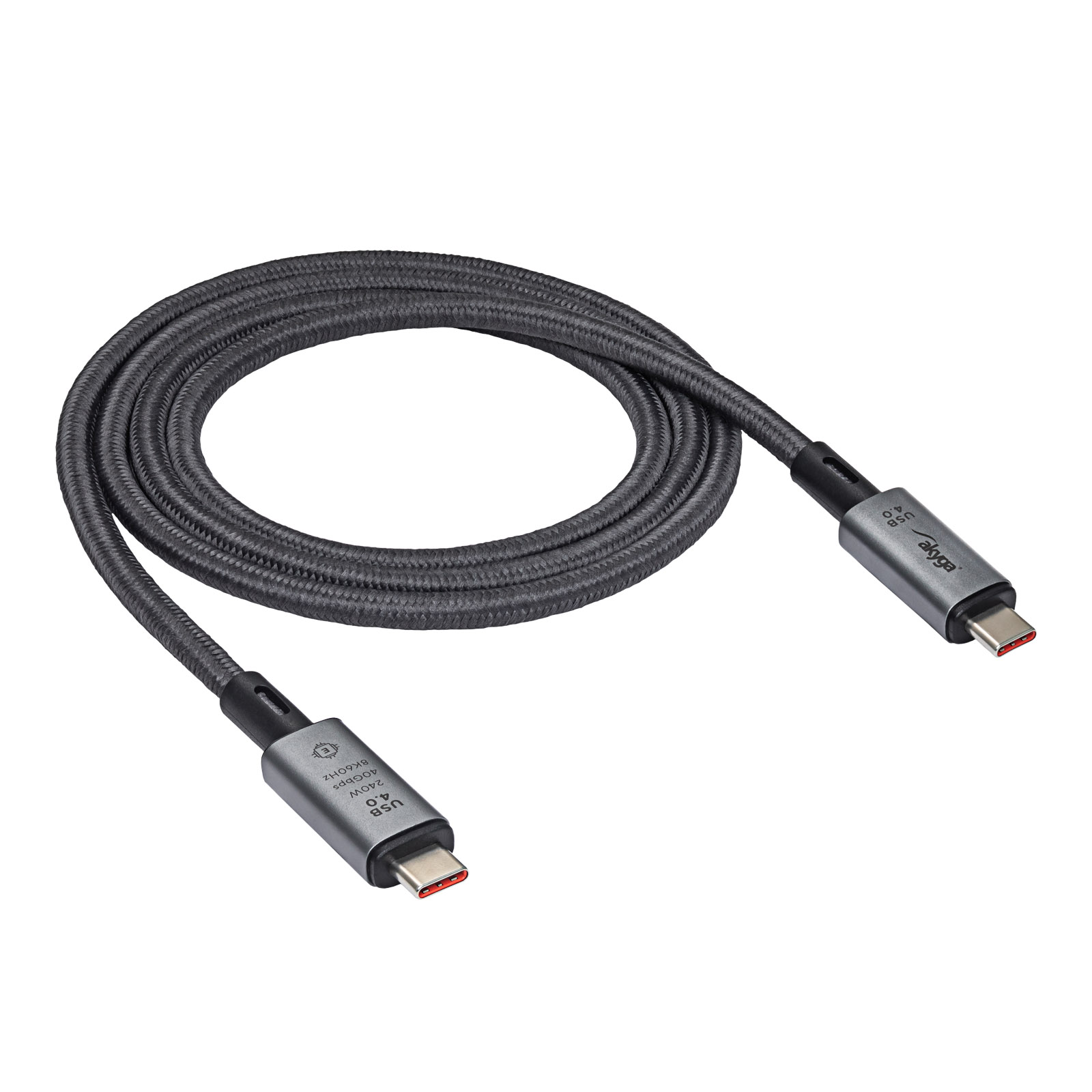 Hlavní obrázek Kabel USB4 type C 1m AK-USB-45 40Gb/s 240W