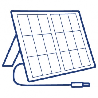 Přenosný solární panel