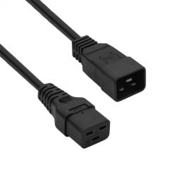 Napájecí kabel IEC C19/C20 AK-UP-03S CU 3x1.5mm² 1.8m