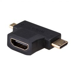 Adaptér HDMI / miniHDMI / microHDMI AK-AD-23