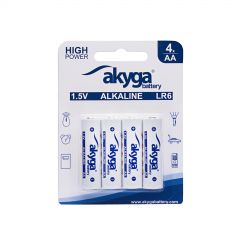 Alkalická baterie AA LR6 Akyga AKY2068 1.5V / 3050mAh 4ks