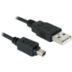 Kabel USB A/Mini-B 8-pin 1.8 m AK-USB-02