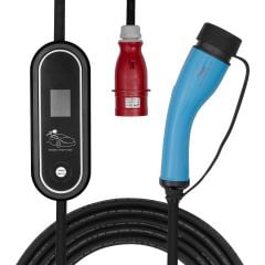 Kabel pro elektromobily AK-EC-22 CEE 5pin / Type2 LCD 3-fáze 32A 22kW 5m