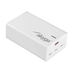 USB Nabíječka AK-CH-25 USB-A + 3x USB-C PD 5-28V / max. 5A 140W Quick Charge 3.0 GaN