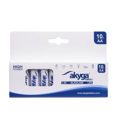 Alkalická baterie AA LR6 Akyga AKY2067 1.5V / 3050mAh 10ks