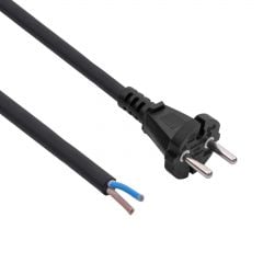 Gumový napájecí kabel CEE 7/17 AK-OT-05S CU 2x1.5mm² 3m