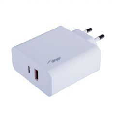 USB Nabíječka AK-CH-15 USB-A + USB-C PD 5-20V / max. 3.25A 65W Quick Charge 3.0