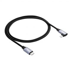 Angle Kabel USB type C / Ligtning 1m AK-USB-56 30W Mesh