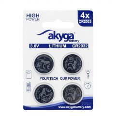 Lithiová baterie CR2032 Akyga AKY2100 3V / 210mAh 4ks