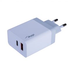 USB Nabíječka AK-CH-13 USB-A + USB-C PD 5-12V / max. 3A 36W Quick Charge 3.0