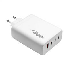 USB Nabíječka AK-CH-24 USB-A + 3x USB-C PD 5-28V / max. 5A 140W Quick Charge 3.0 GaN
