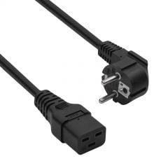Napájecí kabel CEE 7/7 / IEC C19 AK-UP-01S CU 3x1.5mm² 1.8m