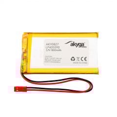Li-Po baterie LP405090 Akyga AKY0827 3.7V / 1800mAh PCM JST 2-pinový konektor 150mm