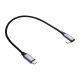 Hlavní obrázek Angle Kabel USB type C / USB type C 30cm AK-USB-53 60W Mesh