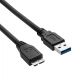 Další obrázek Kabel USB 3.0 A-microB 0.5m AK-USB-26