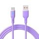 Hlavní obrázek Kabel USB type C / USB A 1m AK-USB-65 Silikon Fialová