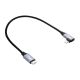 Hlavní obrázek Angle Kabel USB type C / Ligtning 30cm AK-USB-55 30W Mesh