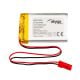 Hlavní obrázek Li-Po baterie LP503448 Akyga AKY0559 3,7V / 800mAh PCM JST 2-pinový konektor 150mm