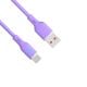 Další obrázek Kabel USB type C / USB A 1m AK-USB-65 Silikon Fialová